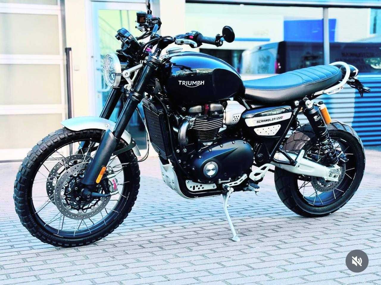 Мотоцикл Triumph Scrambler 1200сс 2019 рік 1836 км