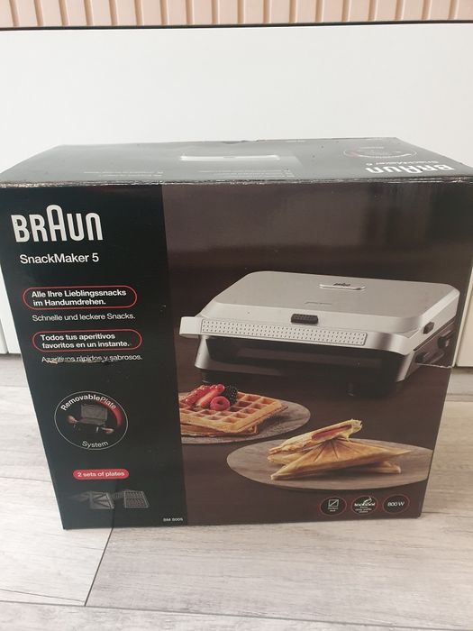 Braun snack makrer 5 800W 2 w 1