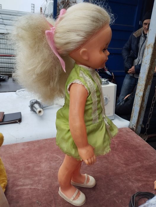 Винтажная шагающая кукла СССР. Лена. Ленигрушка