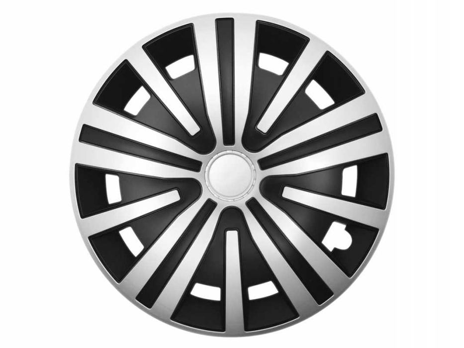 Kołpaki Samochodowe 15" Srebrno-Czarne Sklep Częstochowa