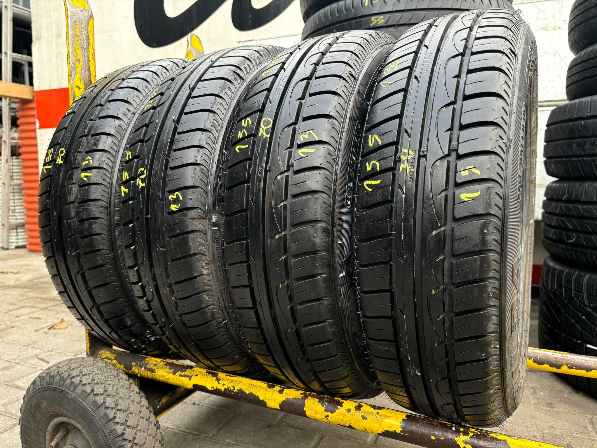 4X Opony Letnie 155/70R13 75T FULDA ECO CONTROL 7.1MM Sprawdzone NOWE!