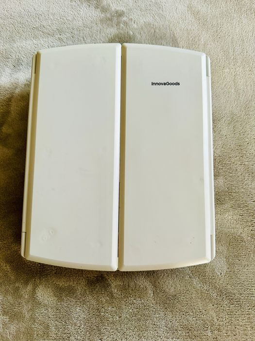 Espelho dobrável com Led e organizador de maquilhagem