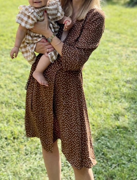 Sukienka kopertowa MLE collection Kasia tusk