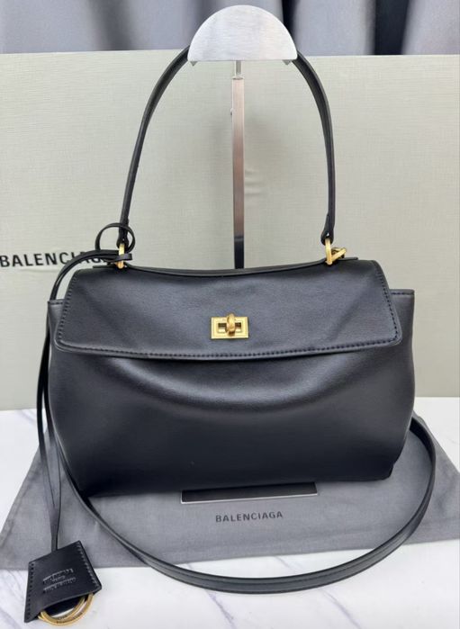 Шкіряна сумка Balenciaga Rodeo 35 см