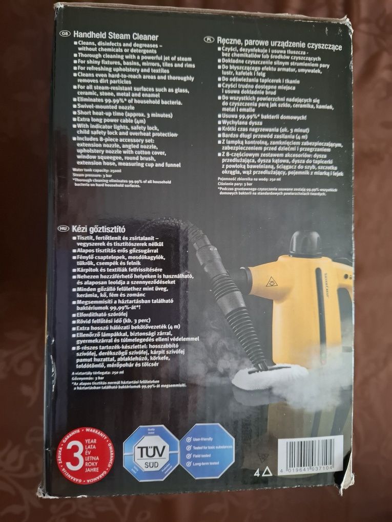 Silvercrest,  ręczne urządzenie parowe czyszczące