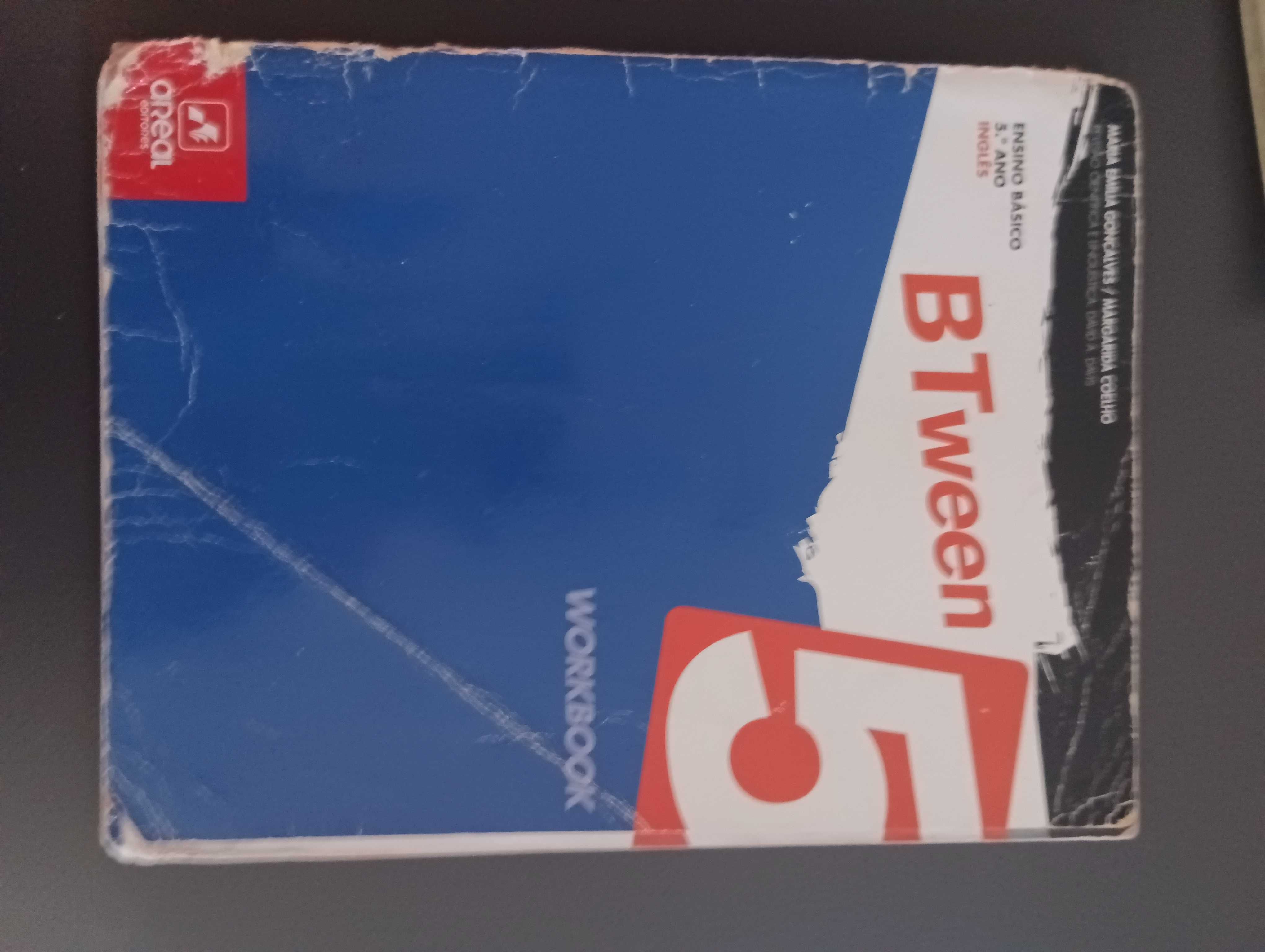 Livros e cadernos fichas 5 ano