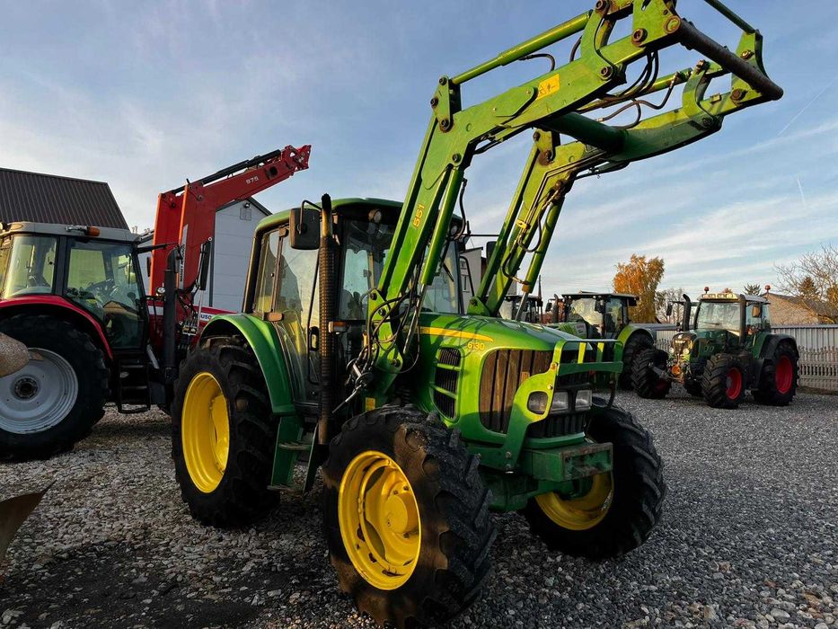 John Deere 6130 Comfort + ładowacz JD 551, 2009 r. 7860 mth Oryginał