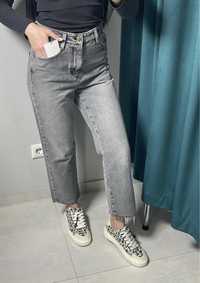 Прямі Джинси Zara 34 straight джинси сірі