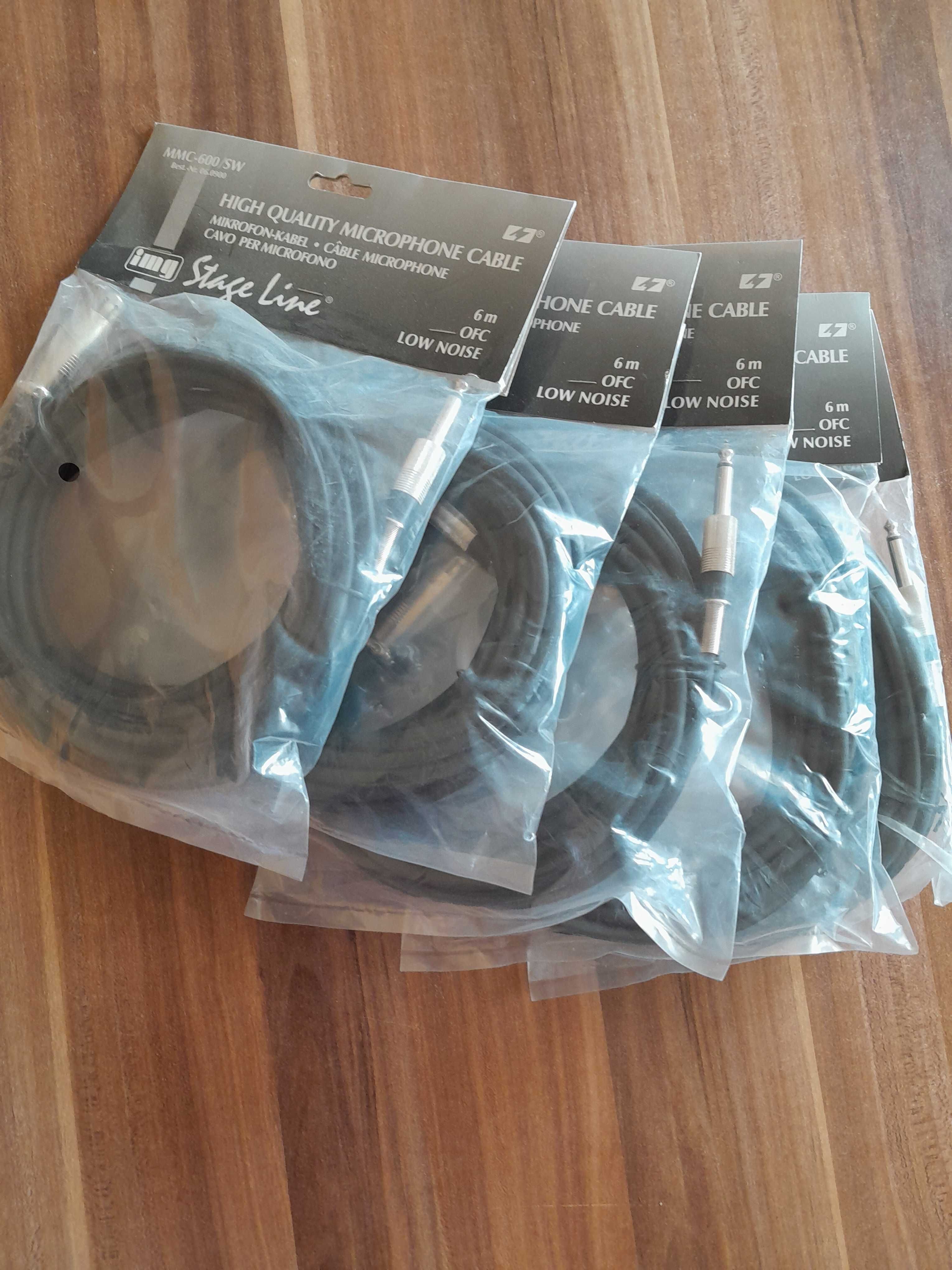 Monacor MMC-600/SW Kabel XLR żeński - jack 6,3 mono - 6 m