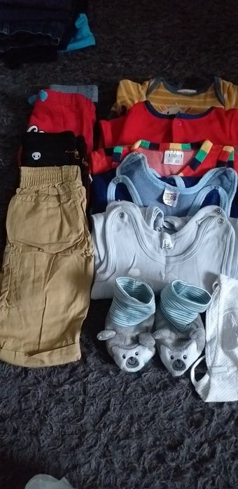 Zestaw ubrań niemowlęcych roz.62-74