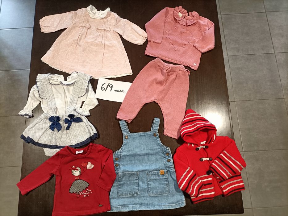 Roupa para bebé menina 6/9 meses