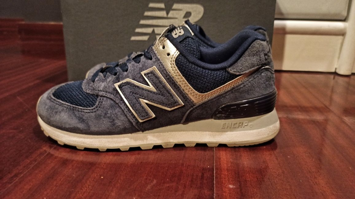 New balance 574 azuis