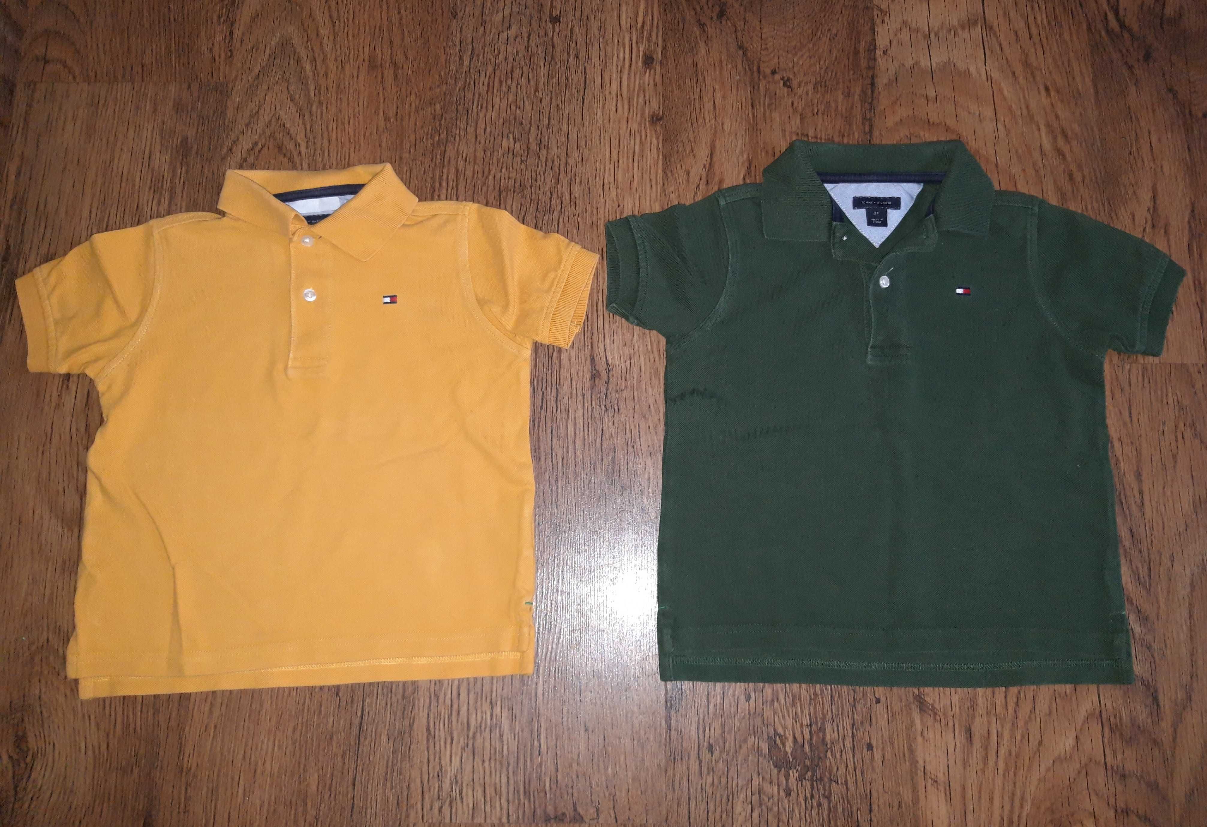 r. 98/104 Tommy  Hilfiger zestaw 2x koszulka polo