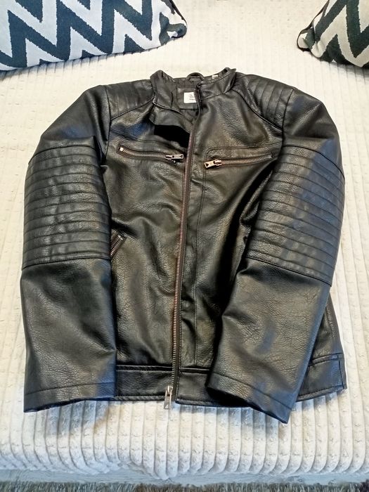 Куртка кожана для підлітка