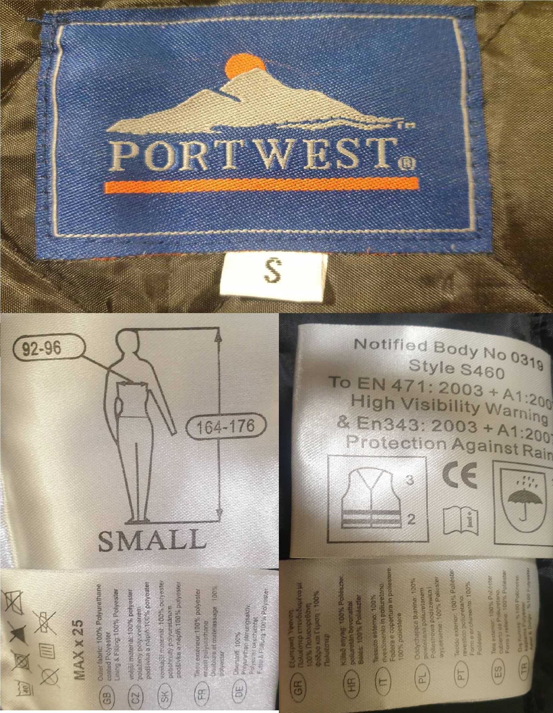 Курточка Portwest сигнальная влагозащитная S на рост164-176 (Ирландия)