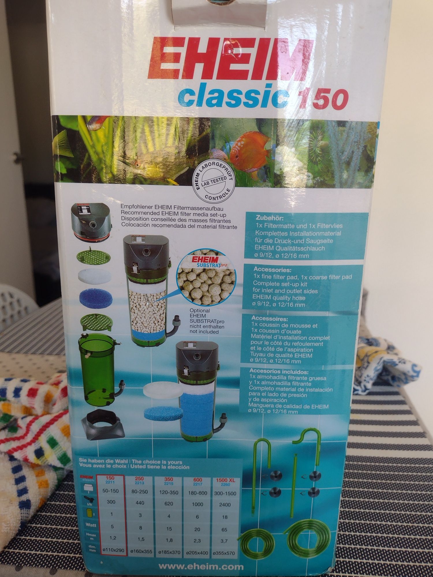 Aquário 70L + Filtro de água Eheim