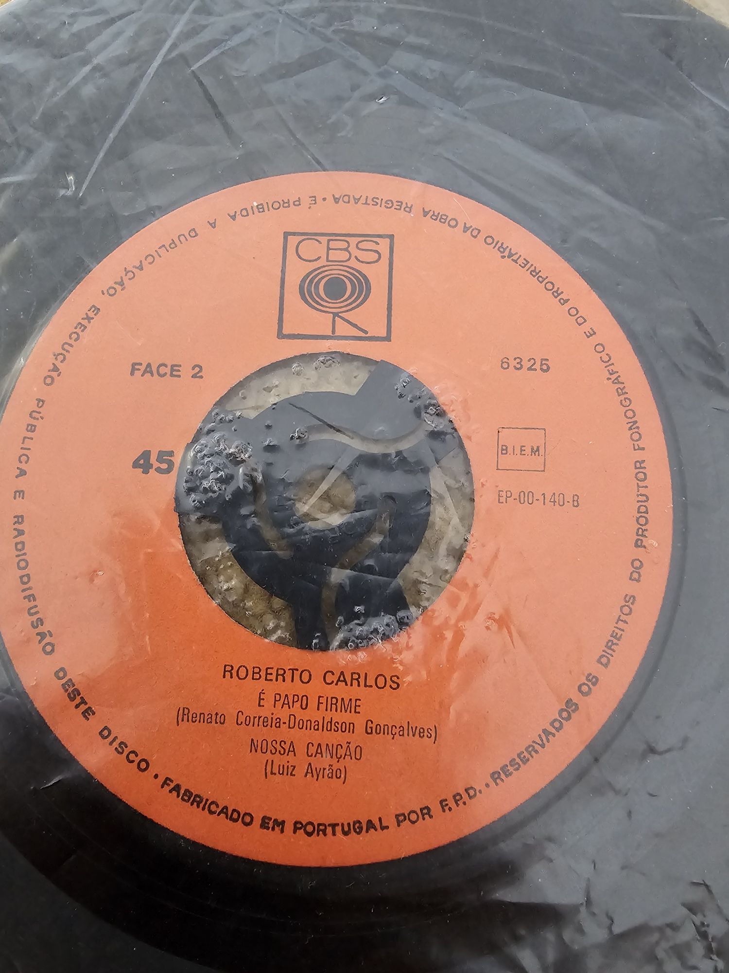 Disco vinil 7" Roberto Carlos