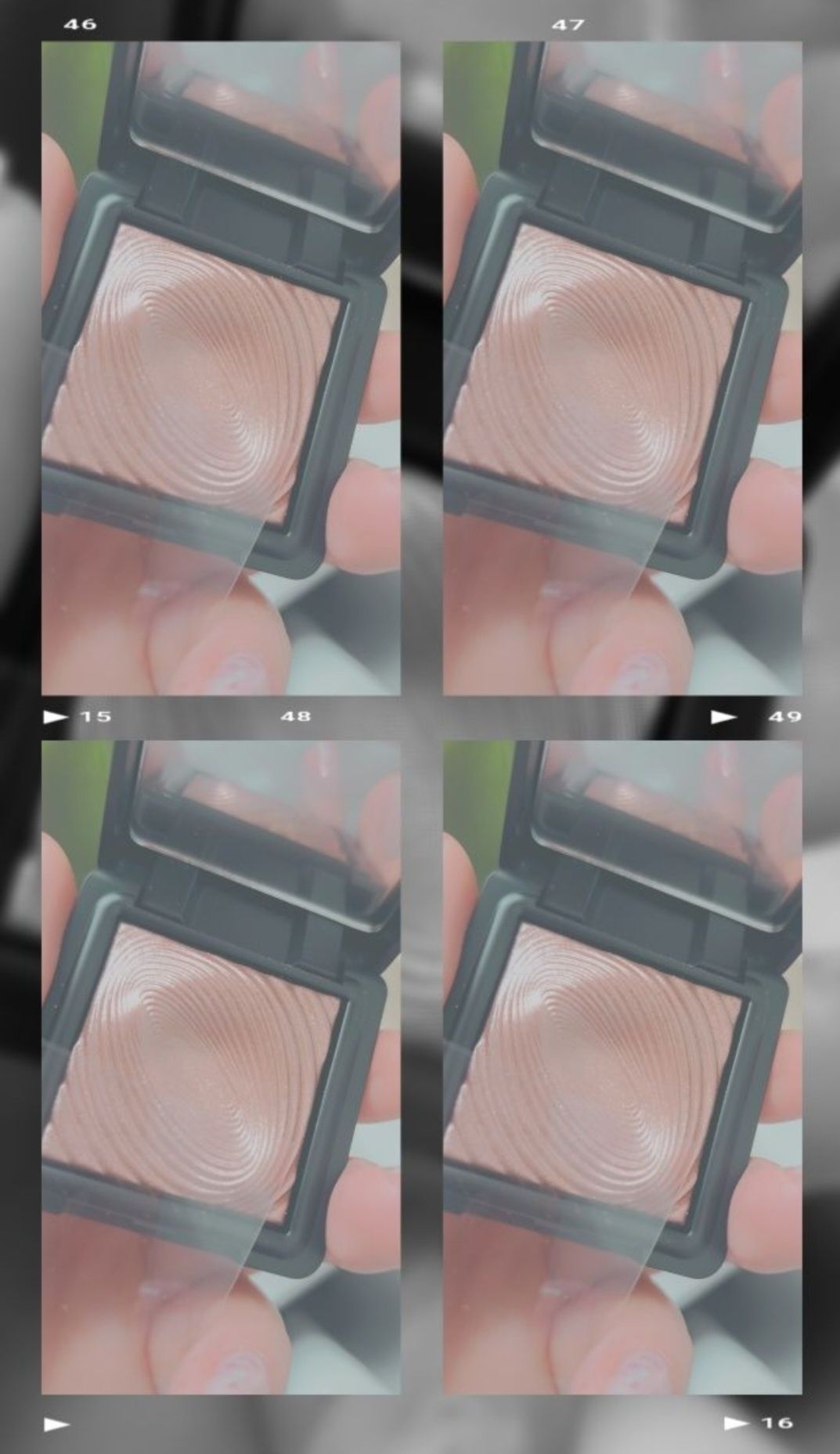 Тіні Kiko water eyeshadow хайлайтер