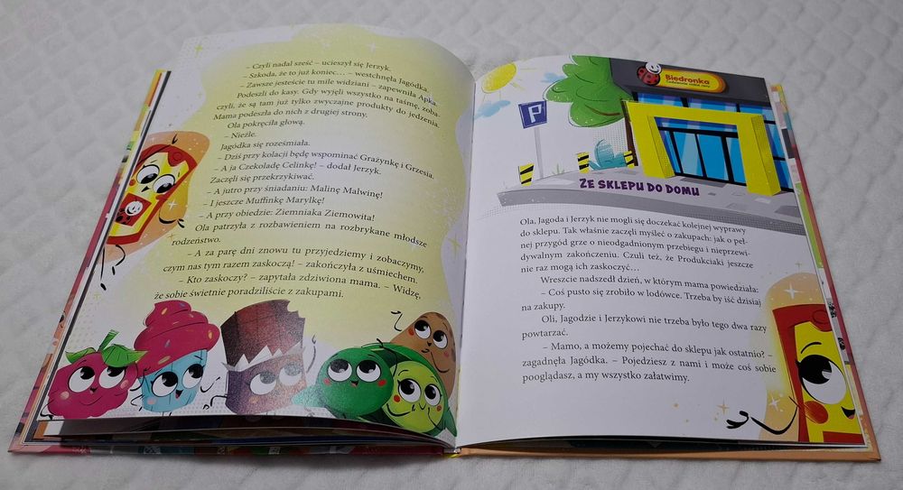 Gang produkciaków, zakupy to przygoda Płatkowska Książeczki dla dzieci