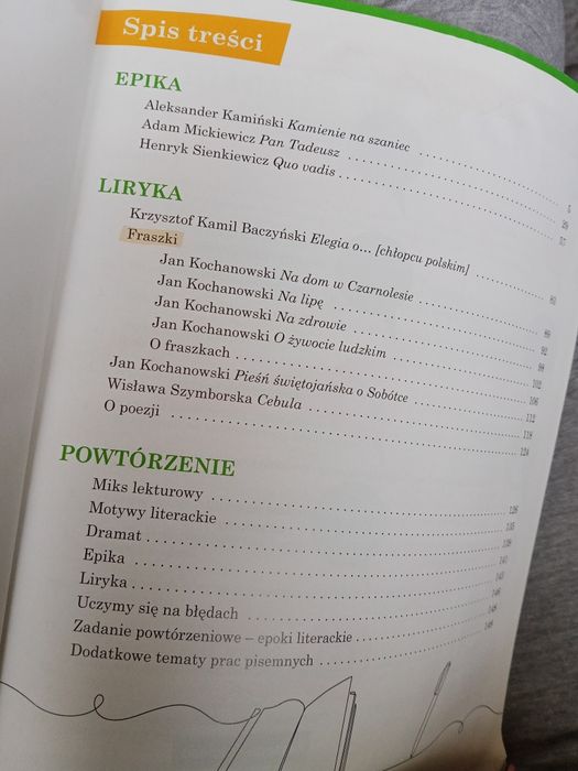 "Mój Lekturownik "Język polski kl.8
