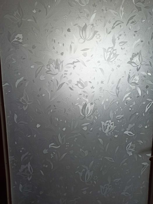 Folia na szybę wzór tulipana elektrostatyczna 90 x 381