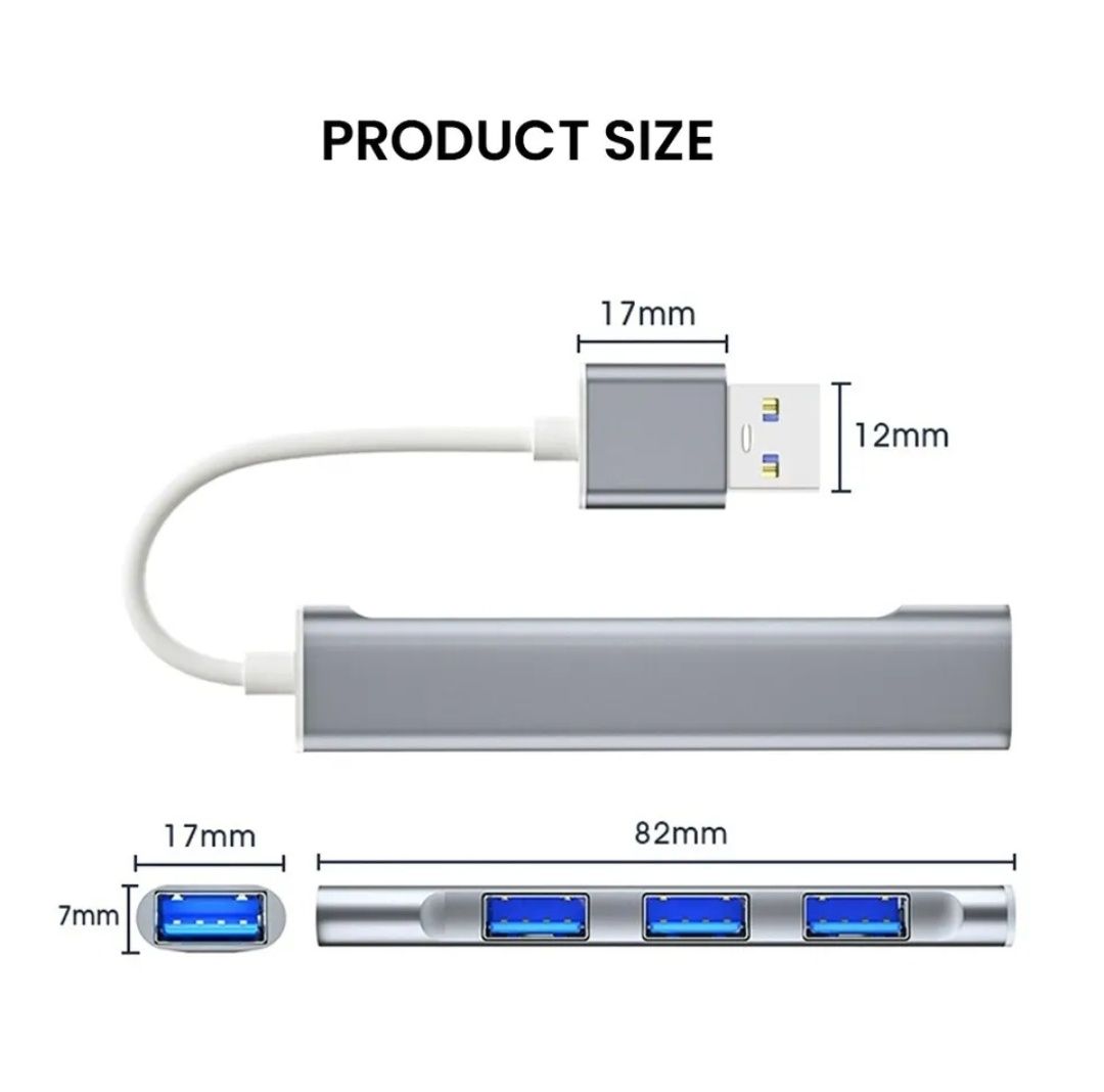 Акція! USB HUB - Type-C HUB | OTG Перехідник | ЮСБ ХАБ 4 порта