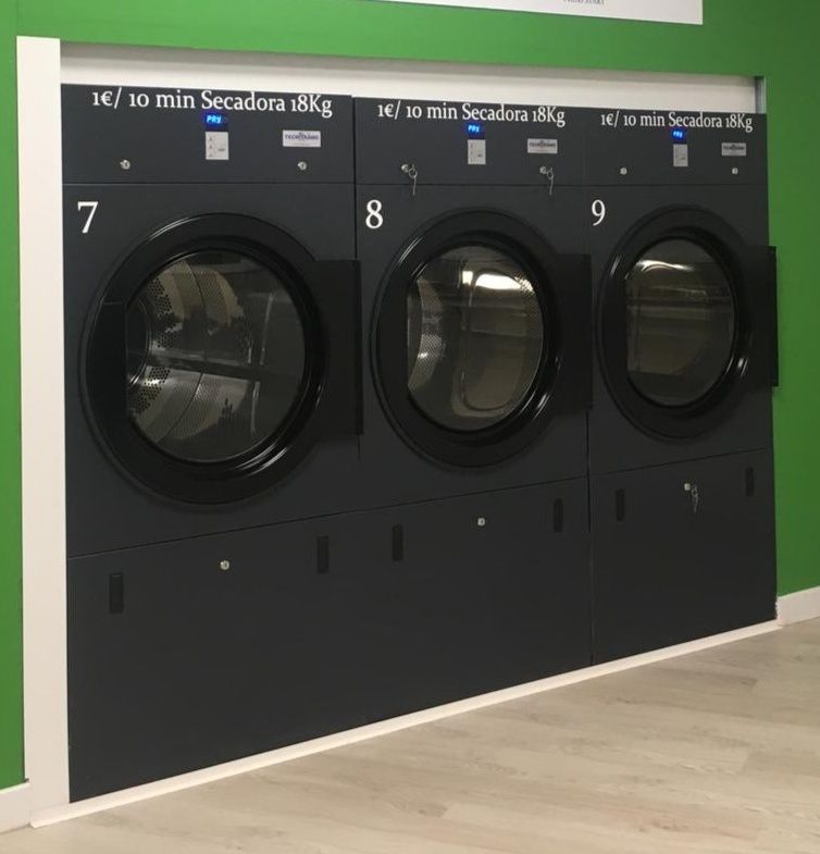 Self-service lavandaria Líder de mercado em Portugal