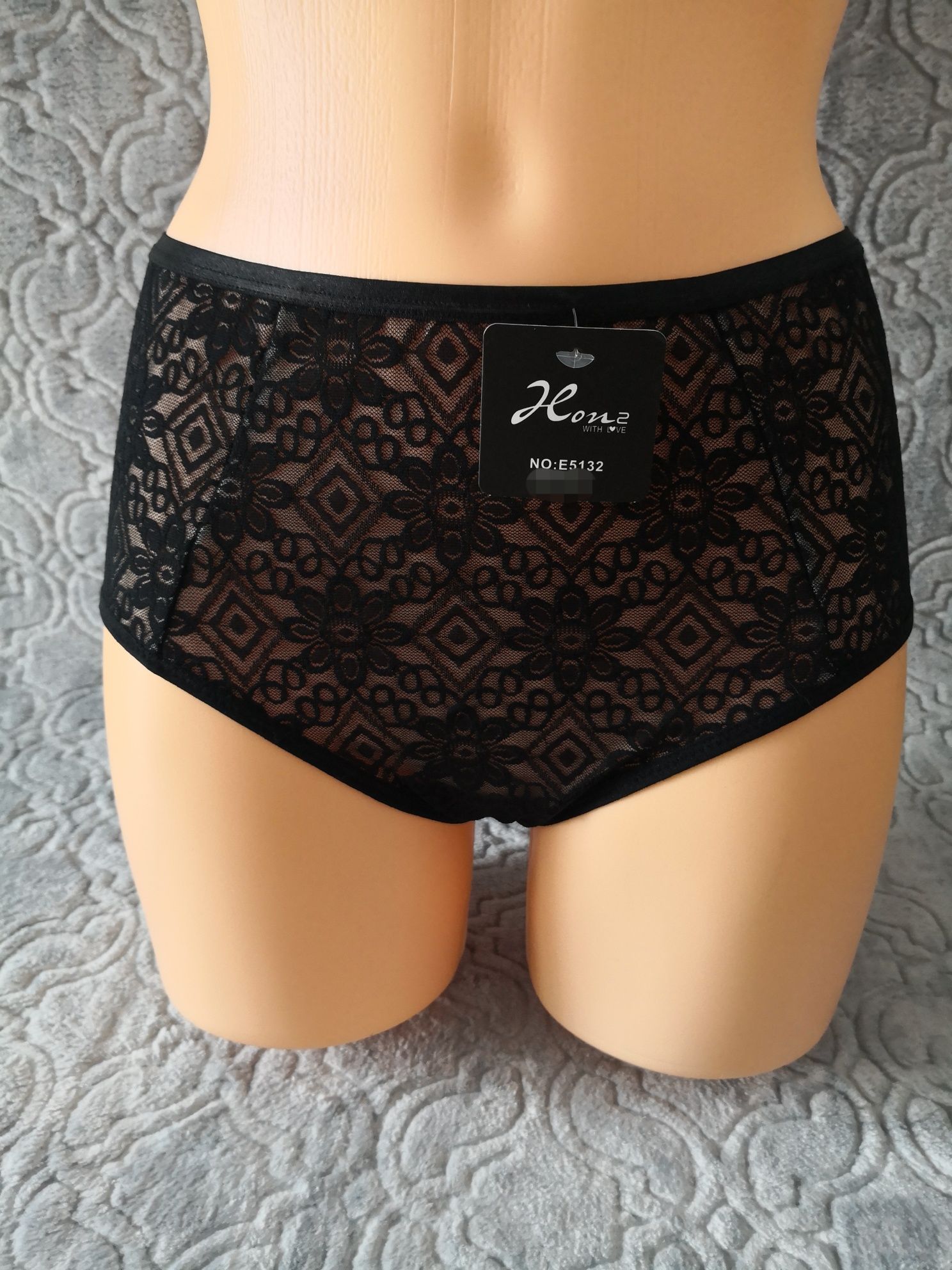 Figi modelujące korygujące XXXL HON2 czarne