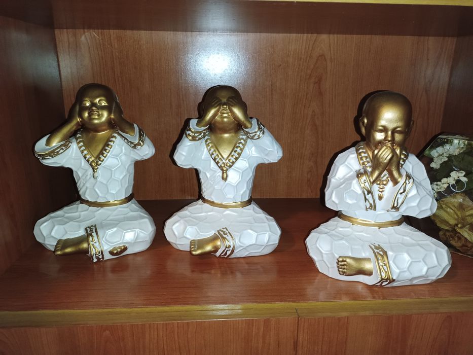 Decoração - 3 budas