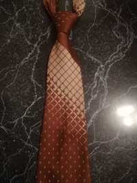 Krawat męski o ciekawym wzorze