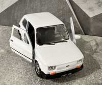 Samochód Fiat 126 P metalowa zabawka