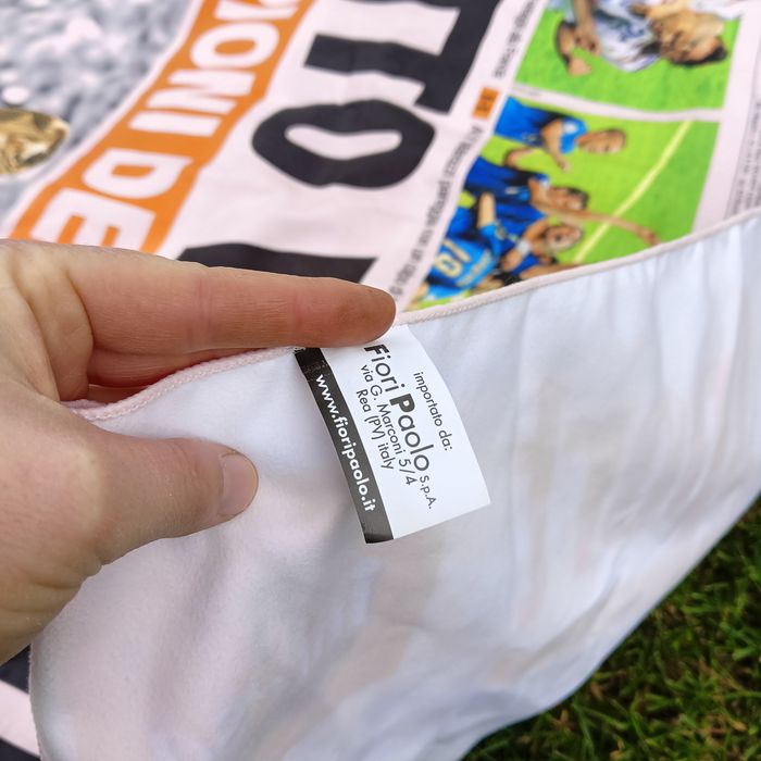 Плакат, постер з тканини. Італія чемпіон світу 2006 р. Футбол