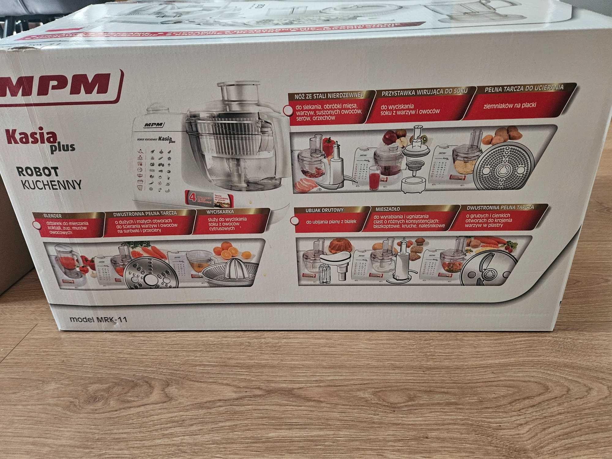Robot MPM Kasia Plus MRK-11+drugi kompletny dodatkowy zestaw elementów