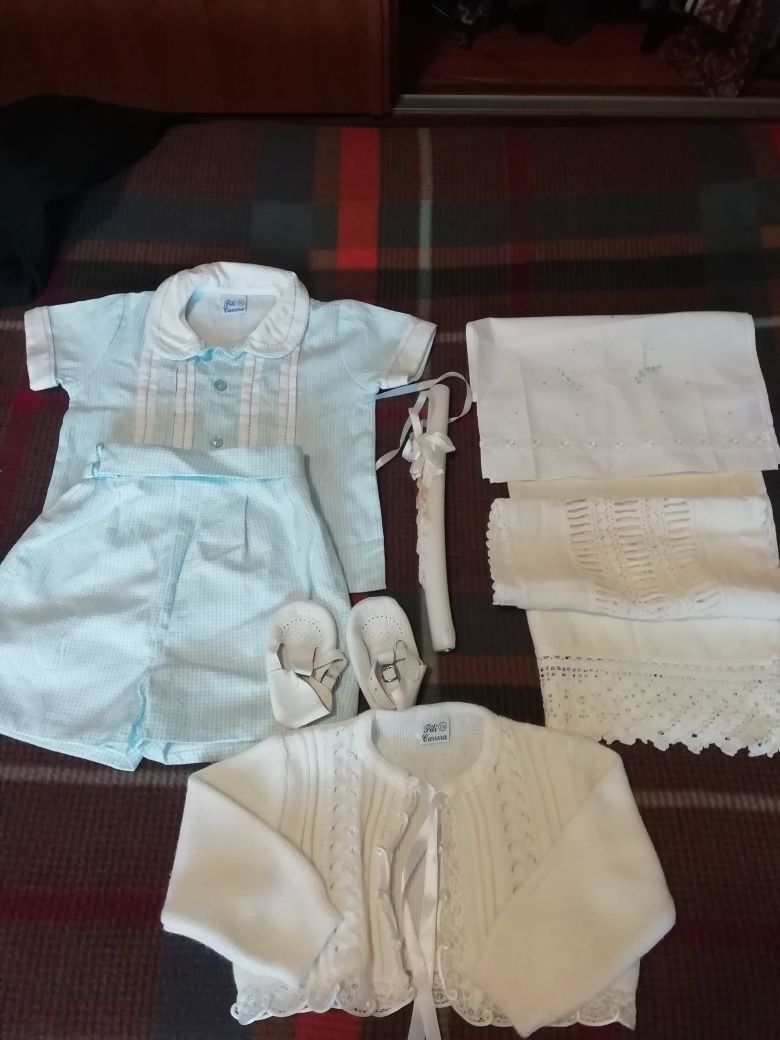 Roupa para batizado de menino