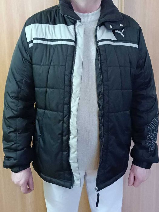 Оригінальна чоловіча спортивна тренерська демі куртка PUMA (розмір М).