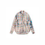 Сорочка Open YY Faded Check Pocket Shirt Blue