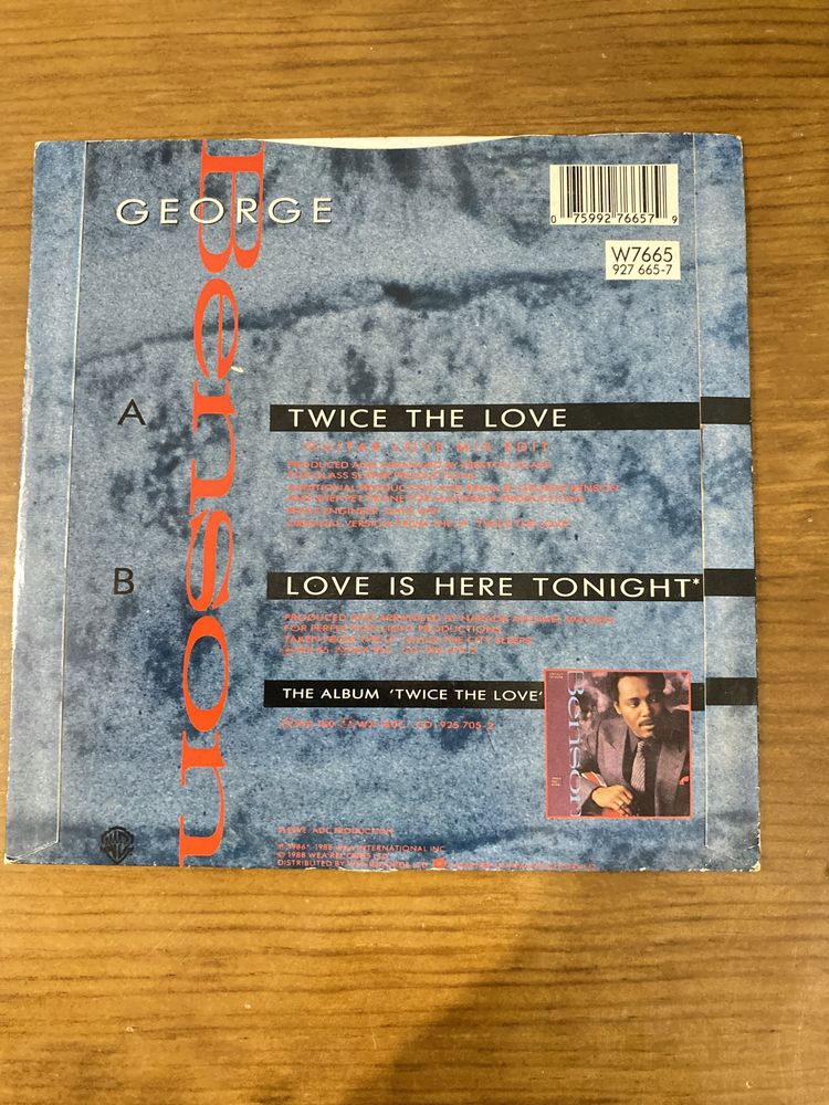 Single George Benson - Twice the Love