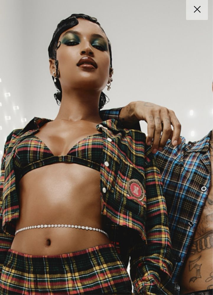 Savage X Fenty by Rihanna S-M Рубашка + топ
