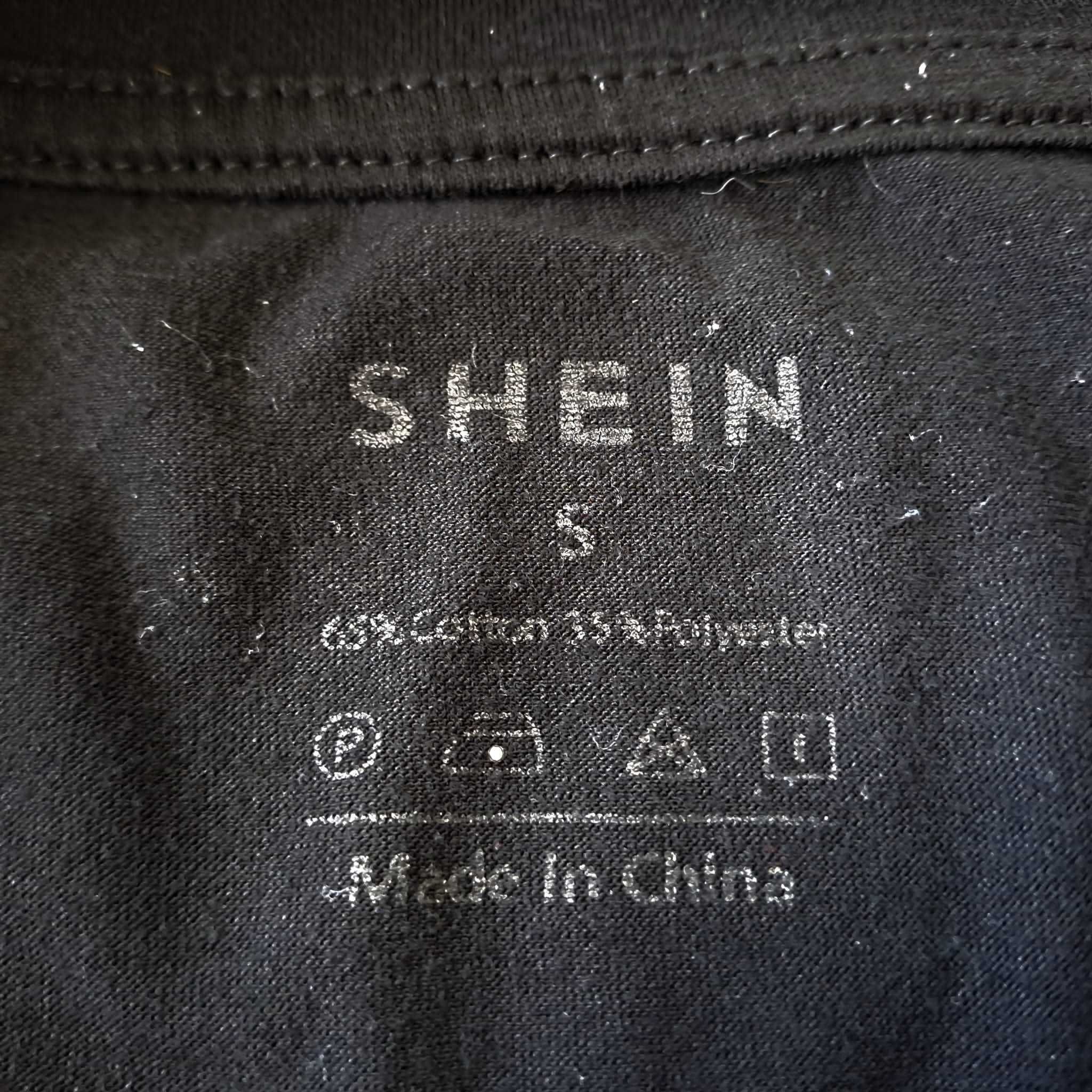 Shein Crop TOP róża S.