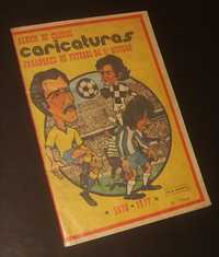 Caderneta CARICATURAS (cromos de Futebol) 1976/77