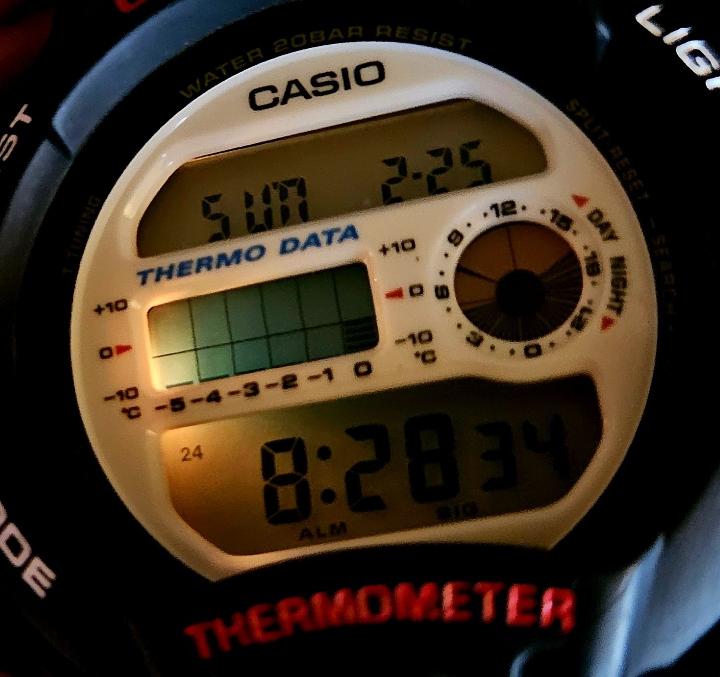 DW-6100 Thermometer vintage-G Casio G-shock 1993