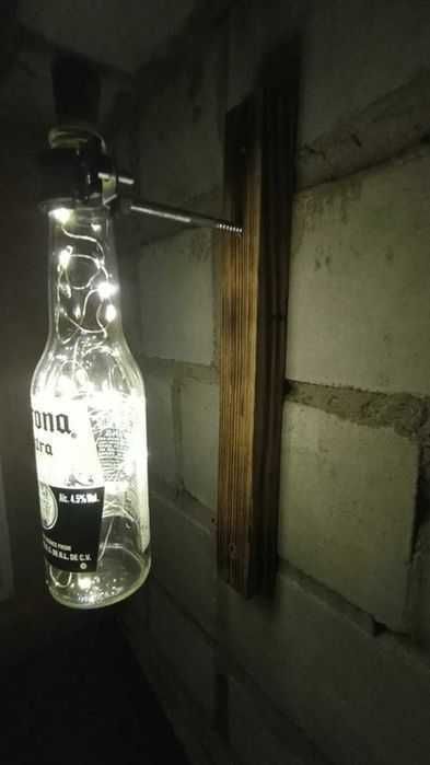 Лампа з бутилки corona