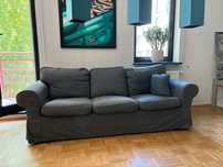 Sofa 3-osobowa szara, Ikea, stan bardzo dobry