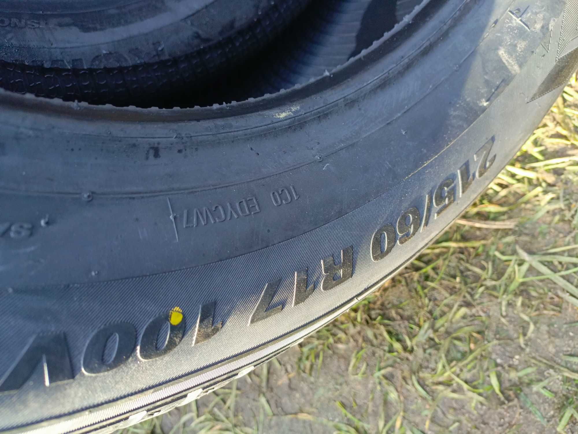 Nowe opony zimowe 215/60/17 Kumho 2 sztuki 2024r