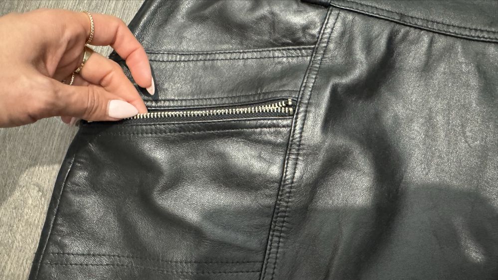 Ochnik, wittchen, spodnica mini 100%skora naturalna rozmiar 42