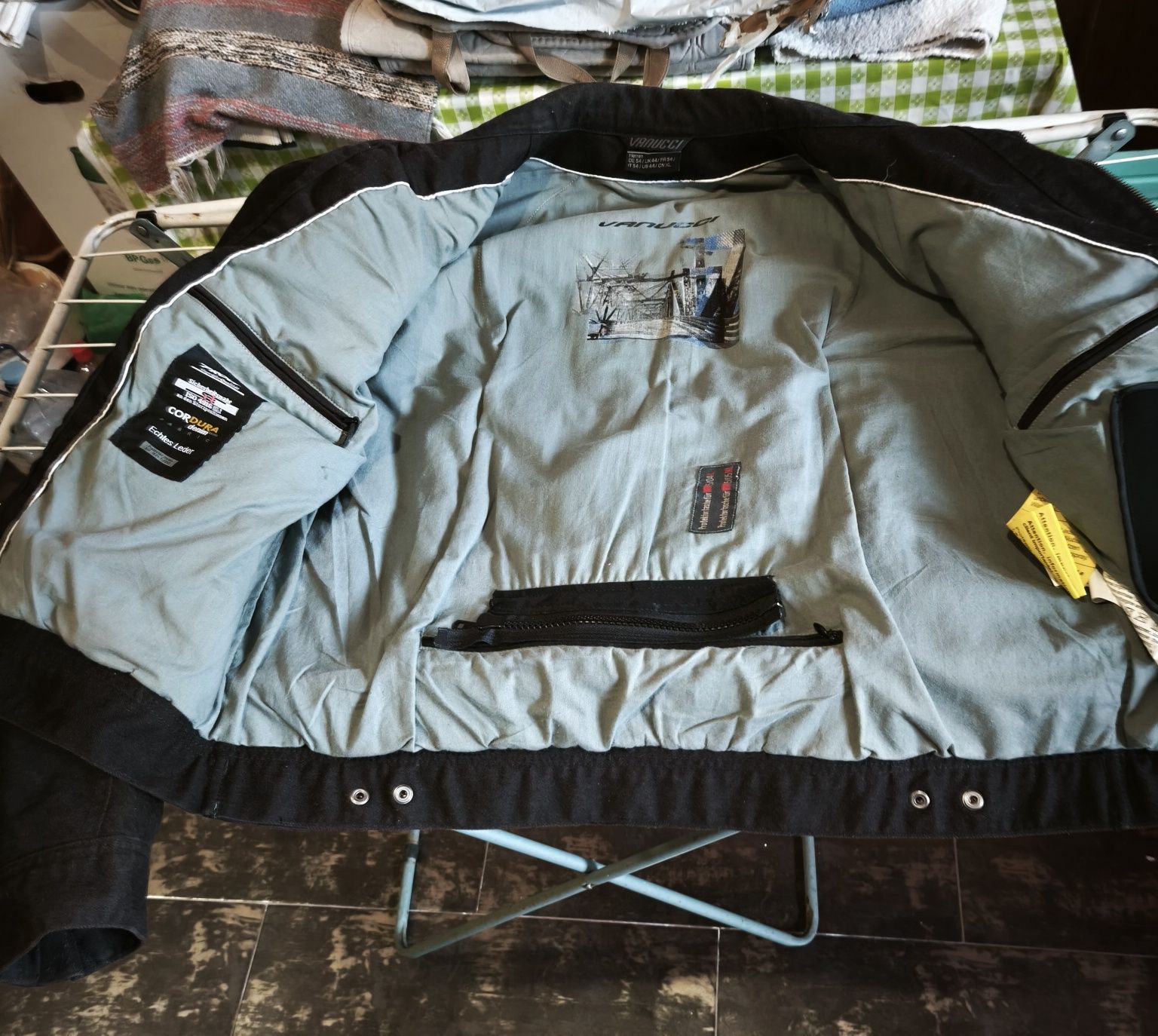 Casaco motard tam. XL