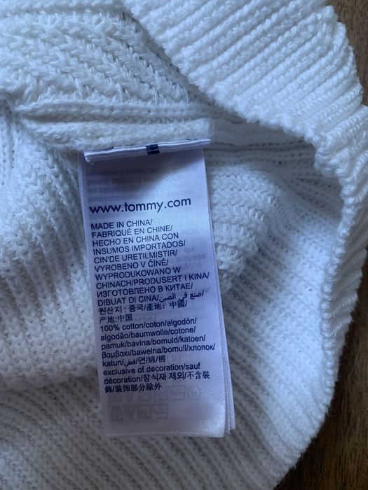 Bezrękawnik biały kamizelka Tommy Hilfiger M nowa