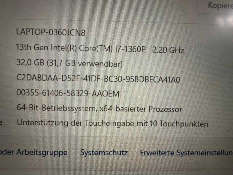 Jak nowy LENOVO ThinkPad P16s i7-1360/32GB/1TBSSD/RTX A500/gwarancja