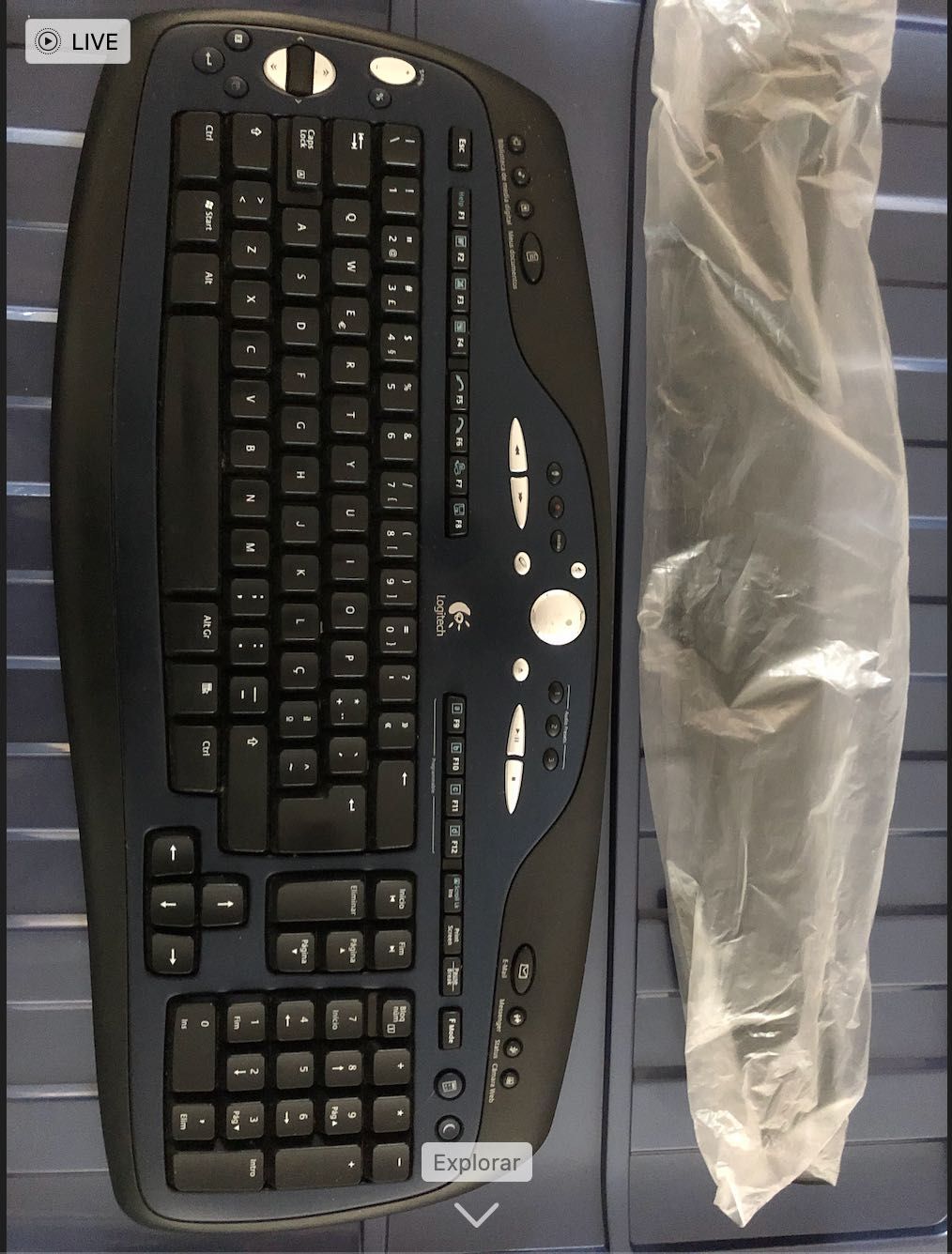 teclado marca logitech sem fios