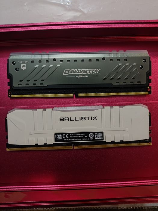 Оперативна пам'ять Ballistix DDR4 Tactical Tracer RGB, 16GB, 3000MH